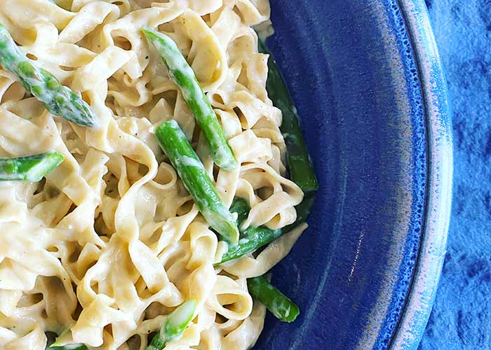 Tagliatelle with Asparagus